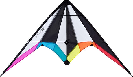 Dragon fly stuntvlieger - bise 115 - zwart wit roze blauw petrol