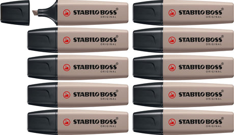 Stabilo boss original - markeerstift - warm grijs - doos 10 stuks