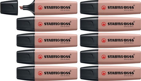 Stabilo boss original - markeerstift - amber - doos 10 stuks