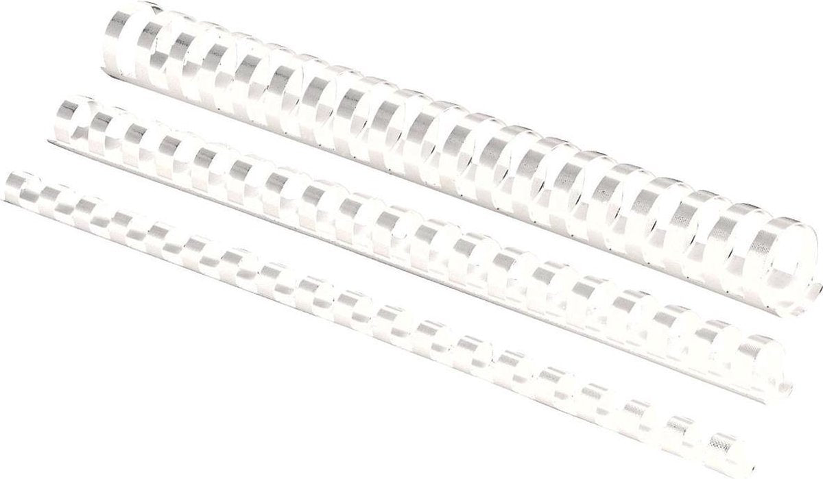 Fellowes bindruggen 10 mm wit, 100 stuks