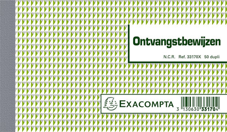 Exacompta ontvangstbewijs (kwitantieboekje) 10,5x18 dupli nl