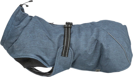 Trixie hondenjas - donkerblauw 50cm - waterafstotend, fleece voering, reflecterende elementen