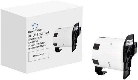 Renkforce rf-6027500, wit, zelfklevend printerlabel, doorlopend etiket, rol, papier, direct thermisch