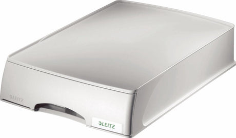 Leitz plus brievenbak met lade - grijs