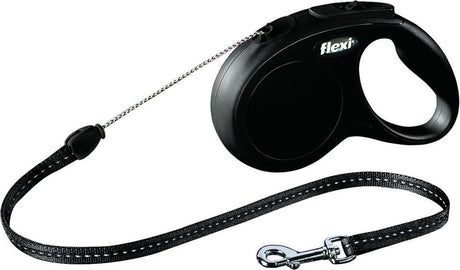 Flexi rollijn classic cord zwart