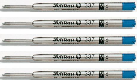 Pelikan balpenvulling 337 medium blauw 5 stuks