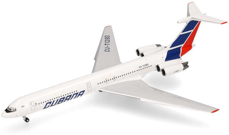 Herpa ilyushin il-62m cubana de aviación