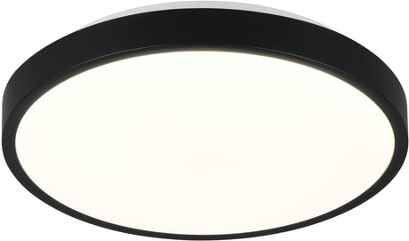 Rl live your light reality slope - plafondlamp - zwart mat - incl. 1x smd 10,5 w - wand- en plafondmontage