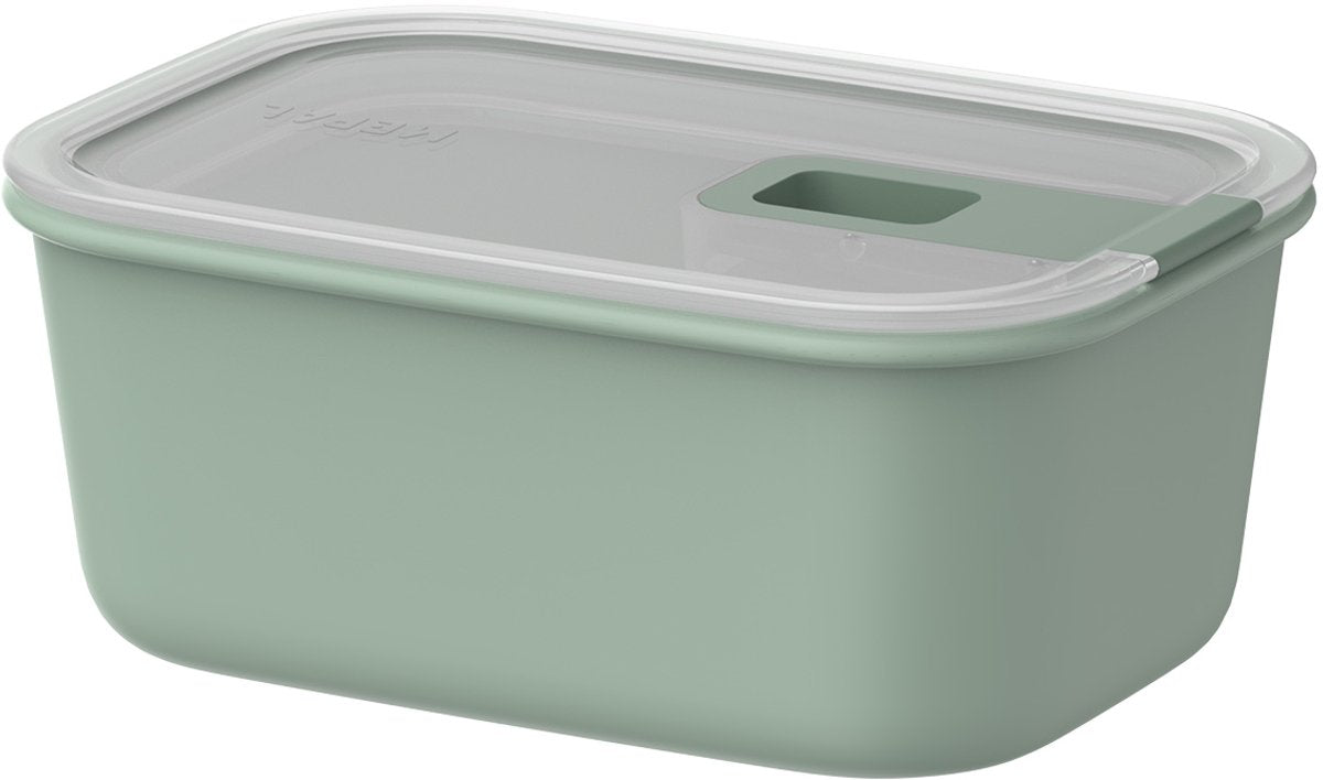 Mepal vershouddoos easyclip - 700 ml - vershoudbakjes met schuifsluiting - geschikt voor magnetron. stoomoven. koelkast en vriezer - nordic sage