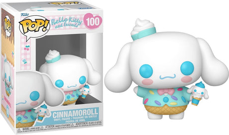 Funko hello kitty hello kitty and friends - cinnamaroll (ice cream) vinylfiguur 100 pop! meerkleurig unisex