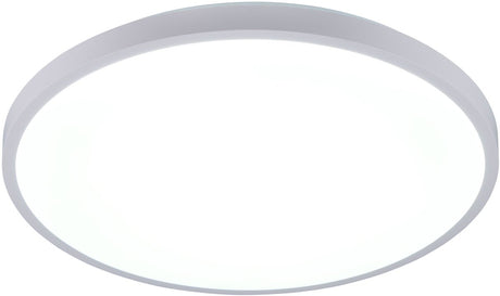 Rl live your light reality slope - plafondlamp - wit mat - incl. 1x smd 34 w - afstandsbediening - geintegreerde dimmer - traploos instelbare lichtkleur - nachtlampje - dimbaar met schakelaar - niet geschikt voor externe dimmer - geheugenfunctie - timer