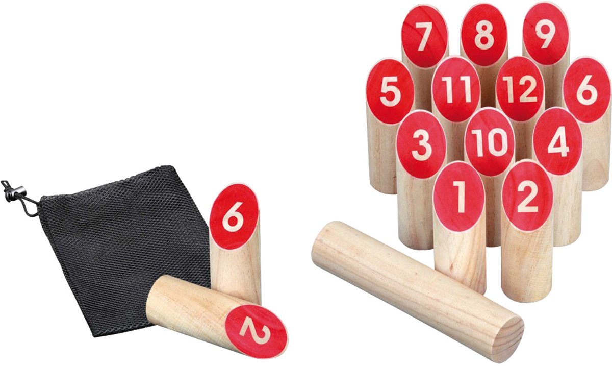 Philos kubb met nummers