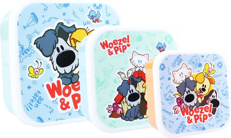 Vadobag woezel pip broodtrommel 3-in-1 fresh bites