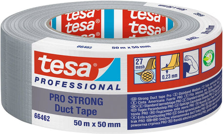 Tesa duct tape pro-strong 66462-00003-00 reparatietape grijs (l x b) 50 m x 50 mm 1 stuk(s)