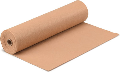 Vaessen creative vilt op rol - lichtbruin - 1 mm - 45 cm x 5 m