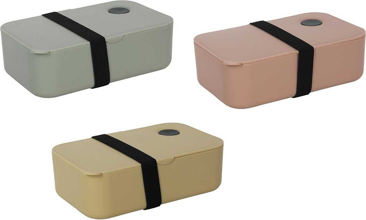 Merkloos sans marque lunchbox 19,5x11,5x6,5cm