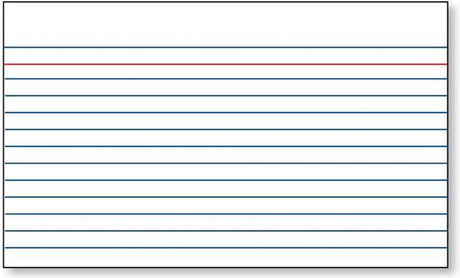Kangaro systeemkaart - 80 x 130 mm - lijn - 100 stuks