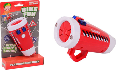 Bike fun led lamp brandweer met sirene