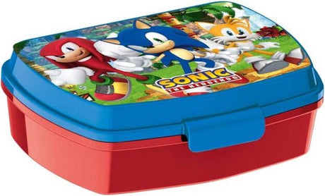 Stor sonic broodtrommel - 17x14 cm - brooddoos - sandwich box