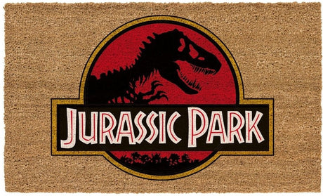 Sd toys jurassic park deurmat logo 60 x 40 cm bruin