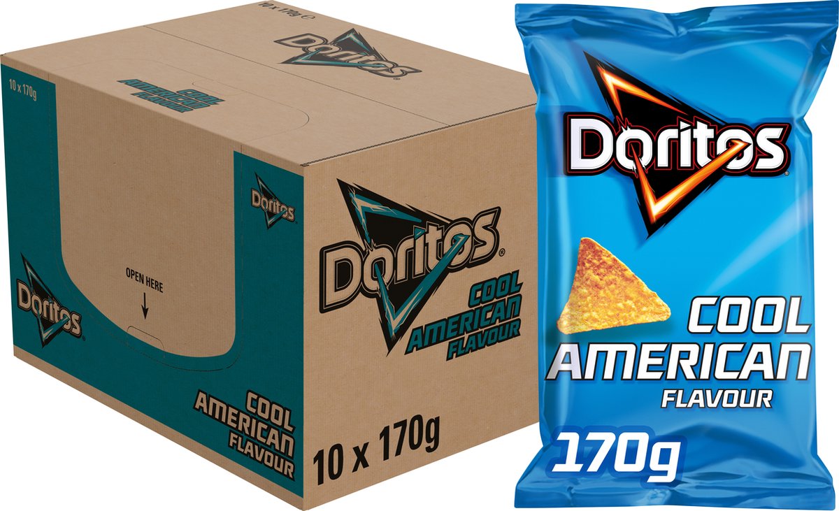 Doritos cool american - tortilla chips - 10 x 170 gram