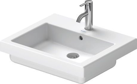 Duravit vero - inbouw wastafel 55x47x18 cm, 1 kraangat, alpine wit 0315550000