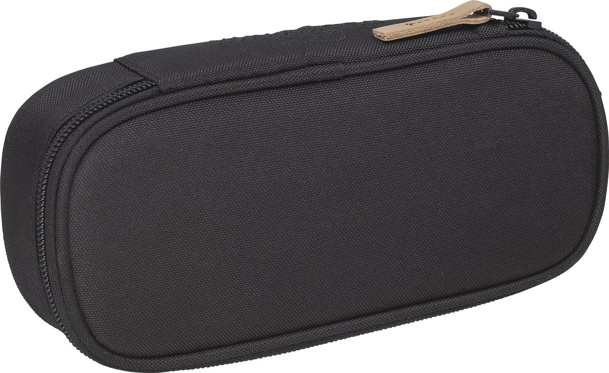 Beckmann etui - ovaal - leeg - zwart