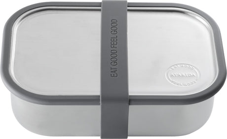 Aya ida aya ida - lunch box - opbergdoos - meenemen - brood - 1000ml - dark grey