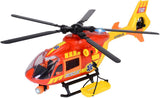 Dickie toys - ambulance helicopter - ziekenhuis helicopter - licht en geluid - draaiende propeller - vanaf 3 jaar