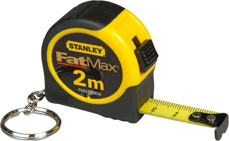 Stanley handgereedschap fatmax rolbandmaat 2m sleutelhanger - fmht1-33856