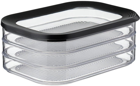 Mepal vleeswarendoos modula 550 3 zwart
