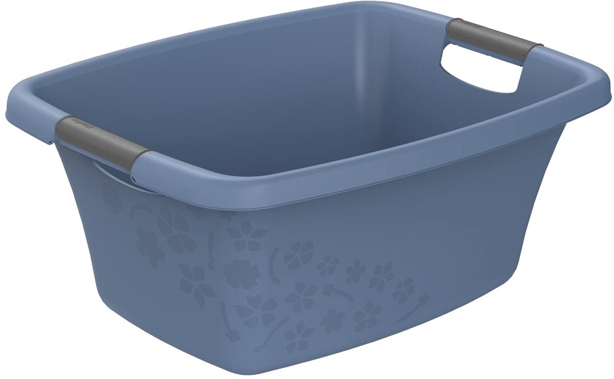 Rotho flowers wasmand 25l horizon blauw
