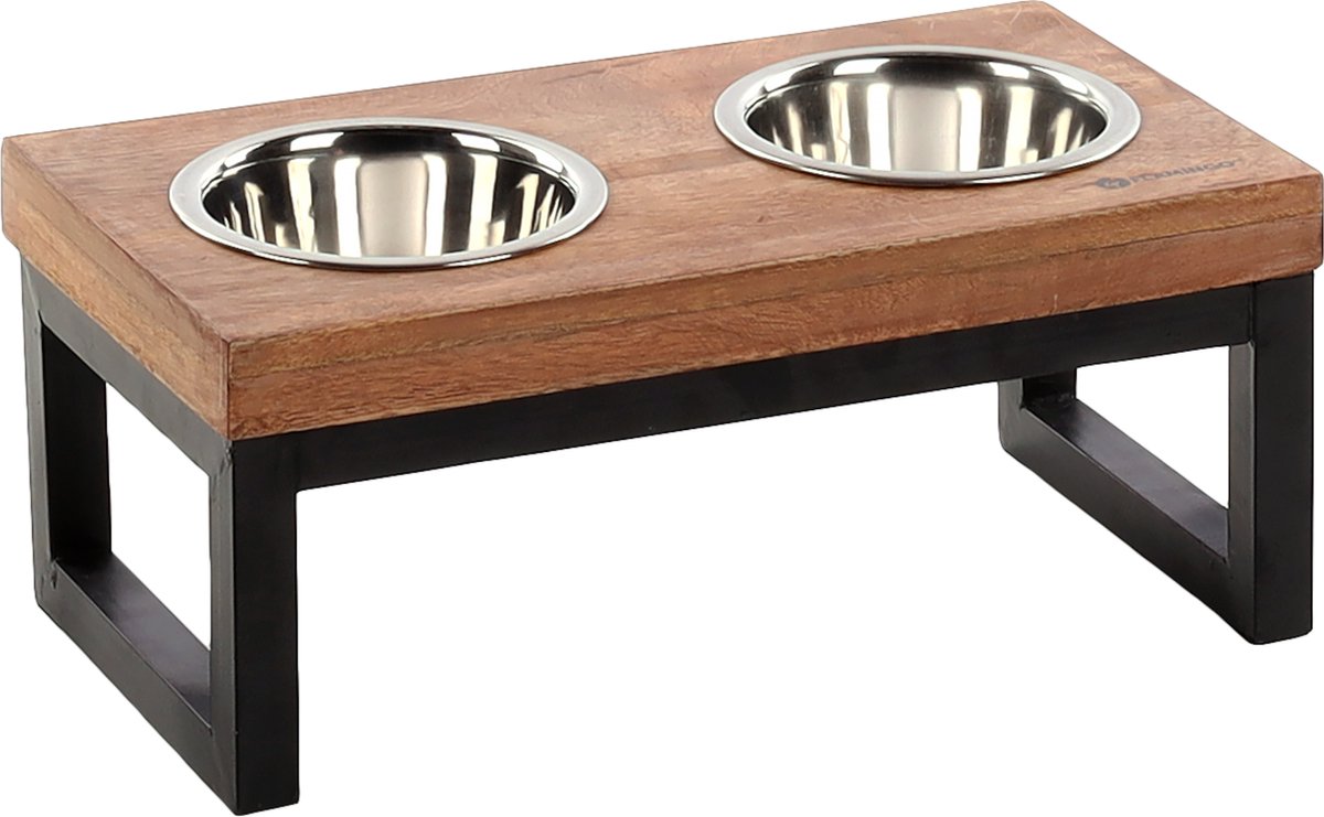 Flamingo voerbak - hondenbak - dinerset - tommy – 2x370ml, praktisch, duurzaam en design!