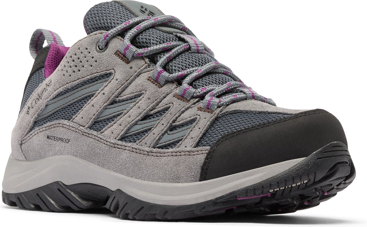 Columbia crestwood waterproof dames wandelschoenen - grey