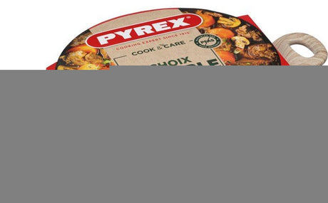 Pyrex braadpan met deksel - - cook care - 24 cm - anti-aanbaklaag - geschikt voor inductie - pfas-vrij