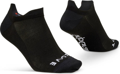 Gripgrab - classic no show zomer fietssokken 1 paar enkelsokken coolmax sport sokken - zwart - unisex - maat xs (35-38)