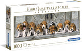 Clementoni panorama puzzel beagles, 1000st.