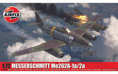 Airfix modelbouwpakket vliegtuigen - 03090a messerschmitt me 262a-1a 2a - vliegtuig plastic - 1:72 - modelbouw