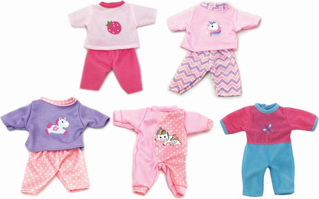 Braet outfits voor poppen 31 cm - 6 st.