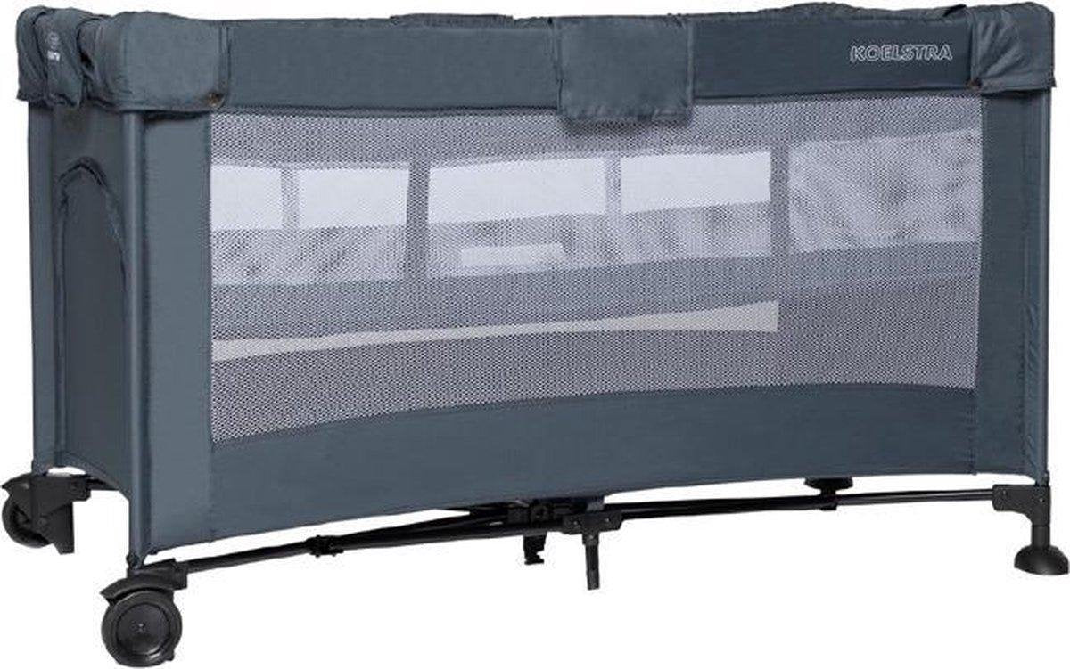 Koelstra travelsleeper campingbedje - met verhoger - grijs