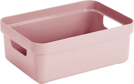 Sunware - sigma home opbergbox 9l roze - 35 x 24,6 x 12,2 cm