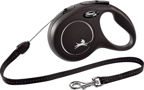 Flexi rollijn classic cord zwart