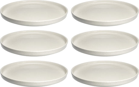 Leonardo roma bord 22cm creme - set 6
