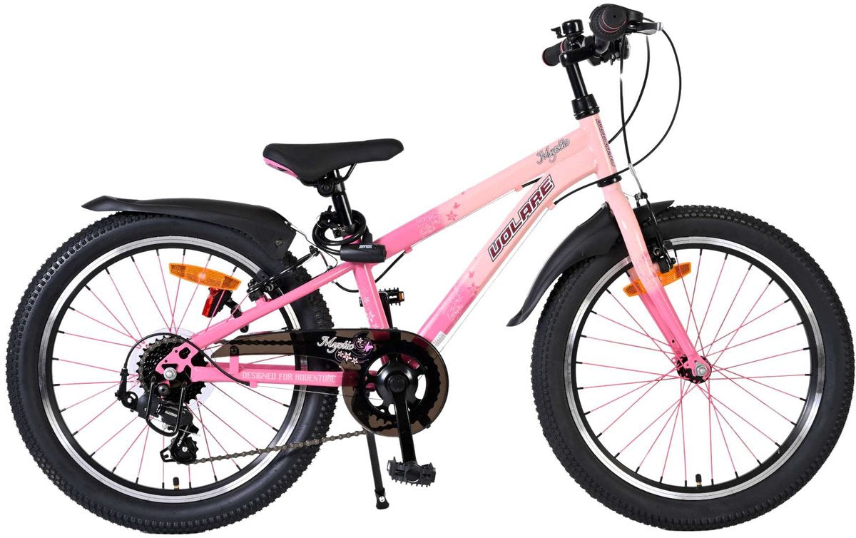 Volare mystic kinderfiets - 20 inch - roze - 7 speed
