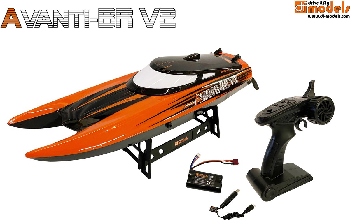 Df-models avanti br v2 rennboot brushed ready to run (rtr)
