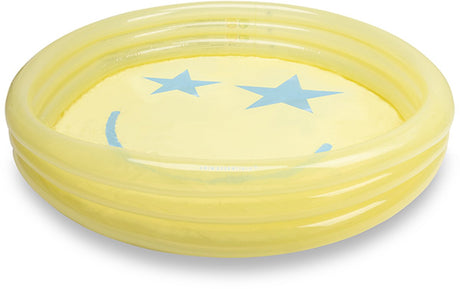 Swim essentials - zwembad - ø150 cm - geel - smiley - baby
