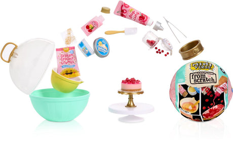 Miniverse make it mini from scratch™ - serie 2 - knutselset - miniaturen maken van gebakjes