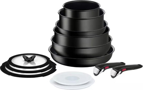 Tefal ingenio unlimited - pannenset - 13-delig - inductie - stapelbaar - afneembare handgreep - ruimtebesparend