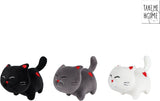 Take me home knuffel kat pluche 16cm meerkleurig speelgoed.