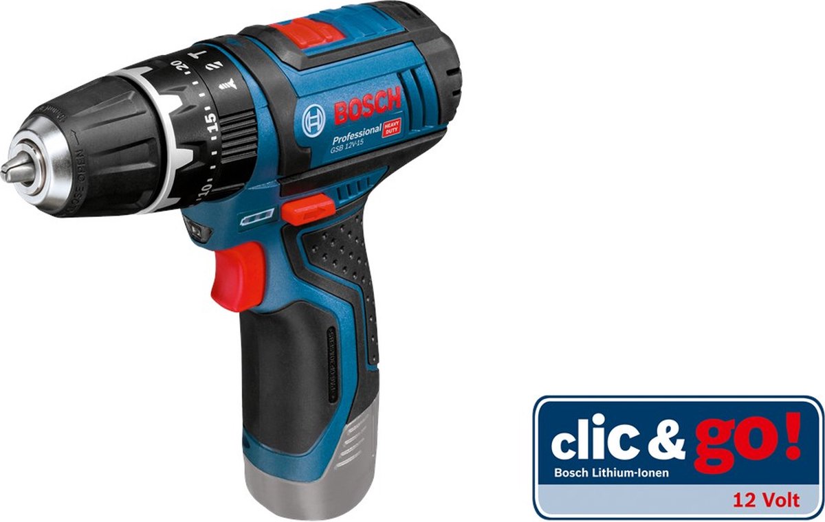 Bosch accu schroefklopboormachine gsb 12-2-li (zonder accu lader)